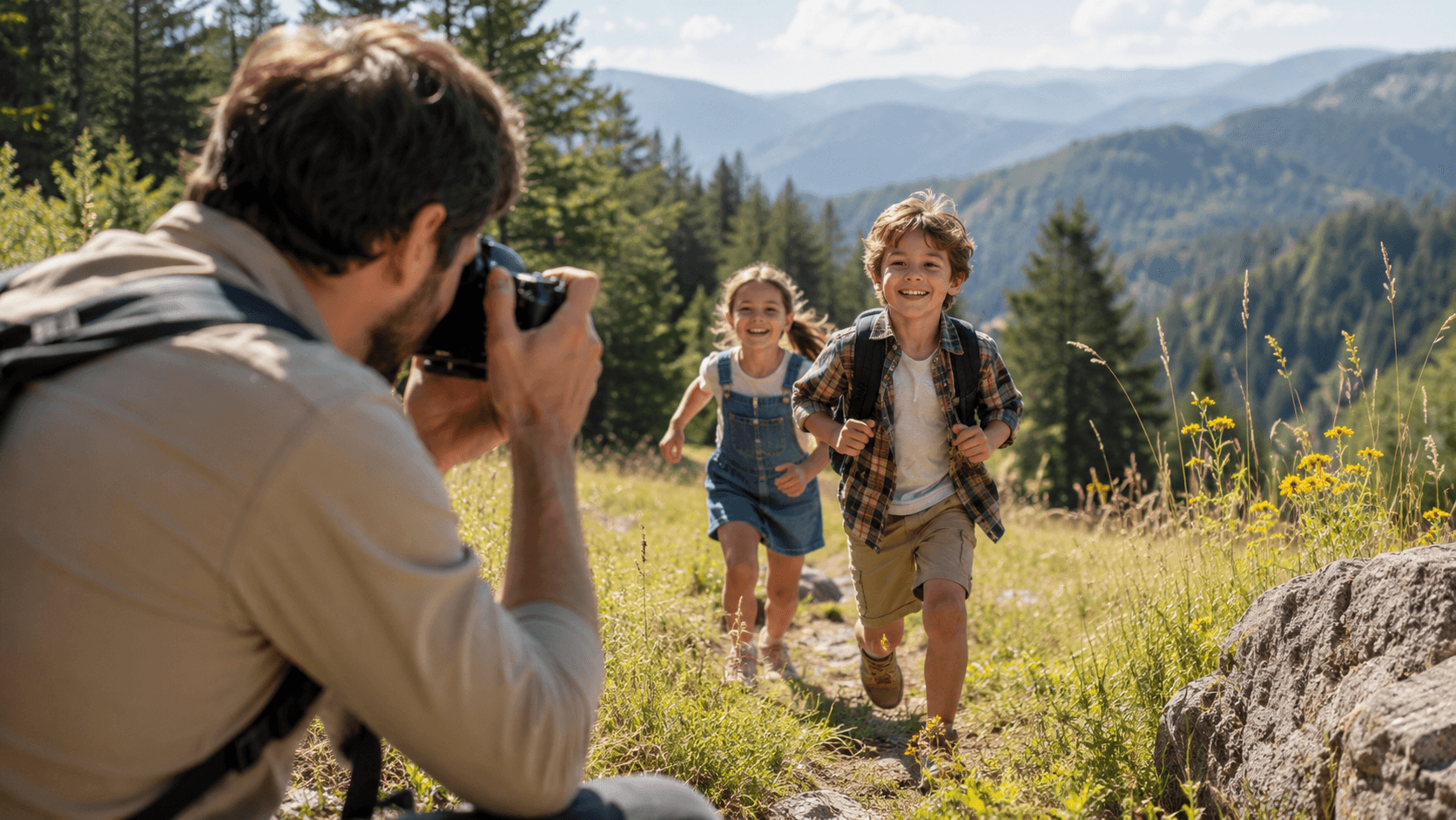 For family and day trips: a light body and fast autofocus